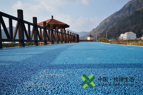 厂家提供的透水地坪施工案例，美丽乡村