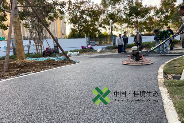 江宁秦淮河公园透水道路