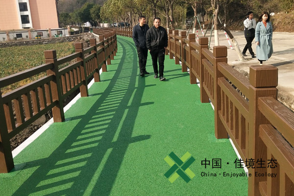 海绵城市彩色透水混凝土路面